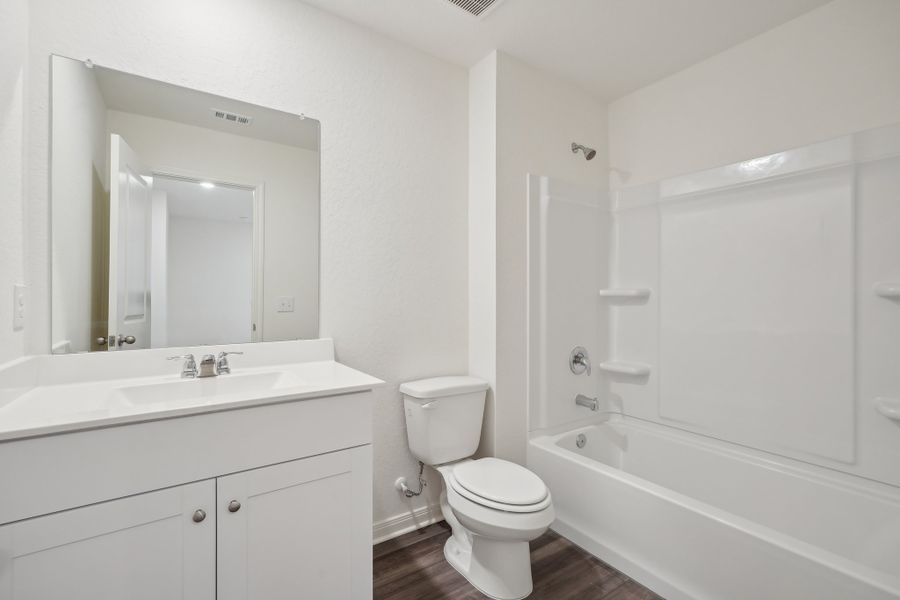 Representative furnished interior of a home built from the Barnard by Starlight Homes in The Wilder, Adkins (Image 14).