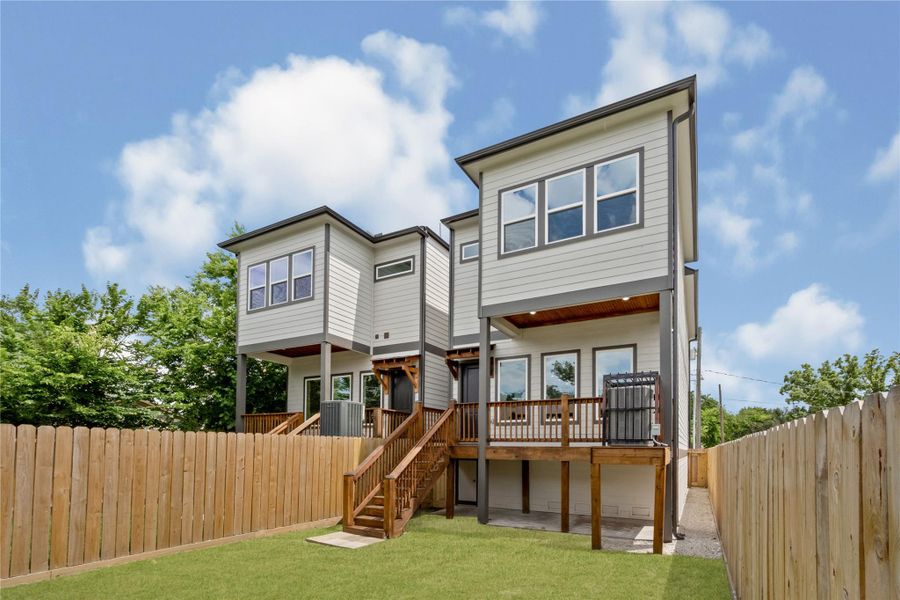 Exterior details and patio area of a home in , Houston (Image 3). Exterior details and patio area of a home in , Houston (Image 3).