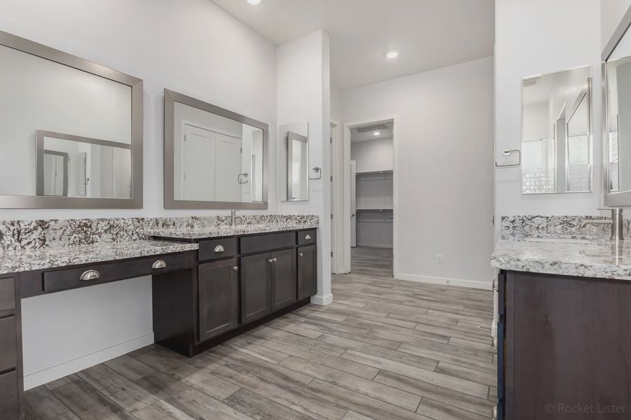 Furnished interior view inside a new home in Valencia at Granite Vista, Waddell (Image 12).