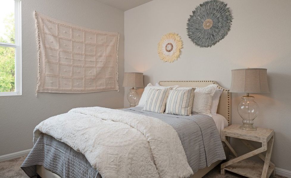 Representative furnished interior of a home built from the Lancaster by Ashton Woods in Willow Springs, Buda (Image 8).