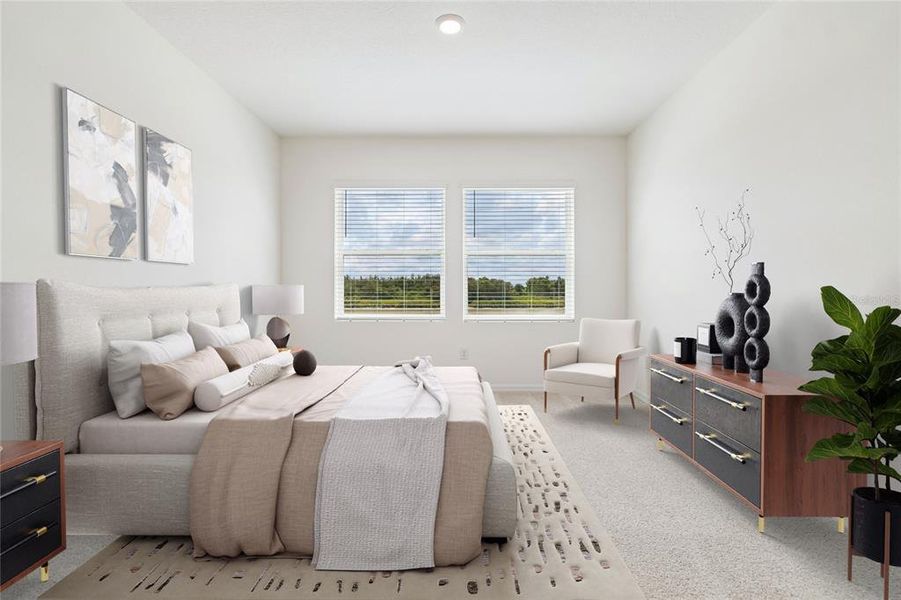 Furnished interior view inside a new home in Waterset Townhomes, Apollo Beach (Image 8).