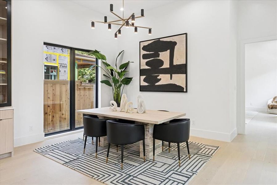 Furnished interior view inside a new home in , Dallas (Image 27). Furnished interior view inside a new home in , Dallas (Image 27).