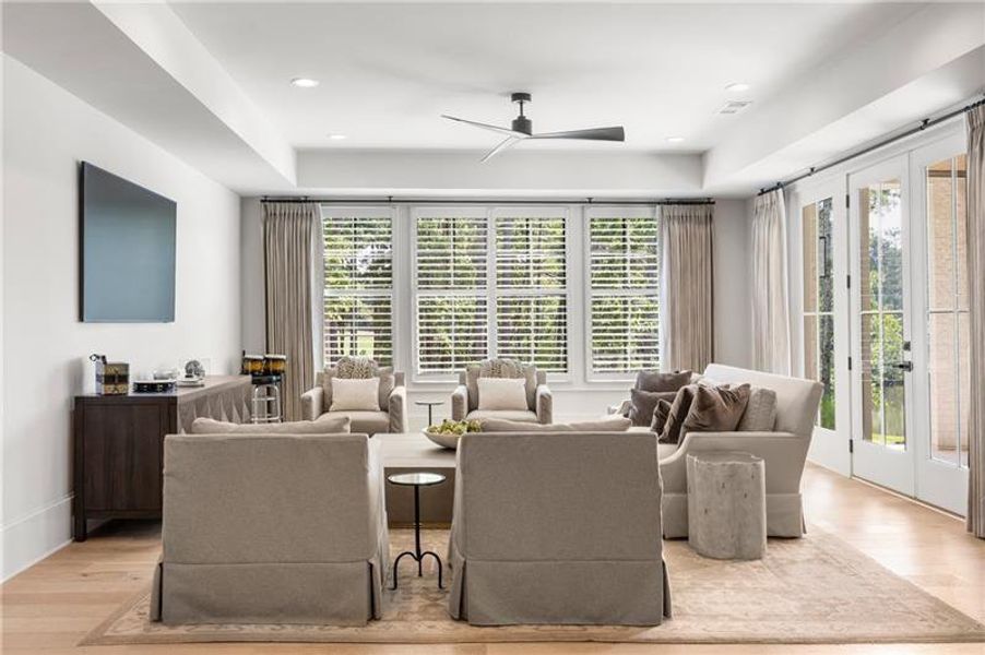 Furnished interior view inside a new home in Manor Estates, Alpharetta (Image 39).