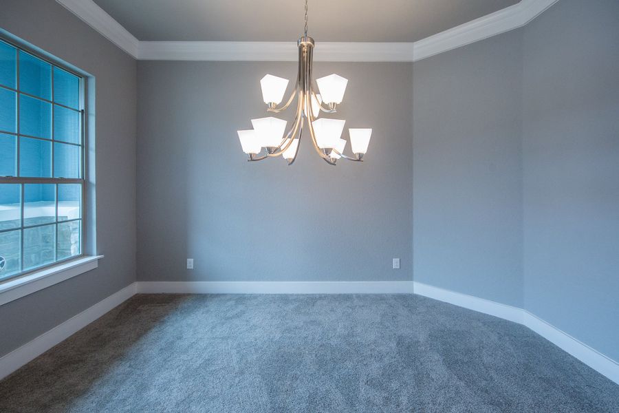 Representative unfurnished interior of a home built from the The Malta by Whitestone Custom Homes in Johnson Ranch, Bulverde (Image 10).