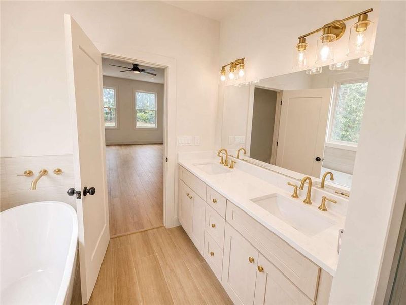 Furnished interior view inside a new home in , Decatur (Image 5).
