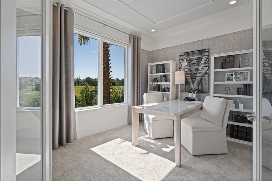 Furnished interior view inside a new home in Trinity Place, St. Cloud (Image 39). Furnished interior view inside a new home in Trinity Place, St. Cloud (Image 39).
