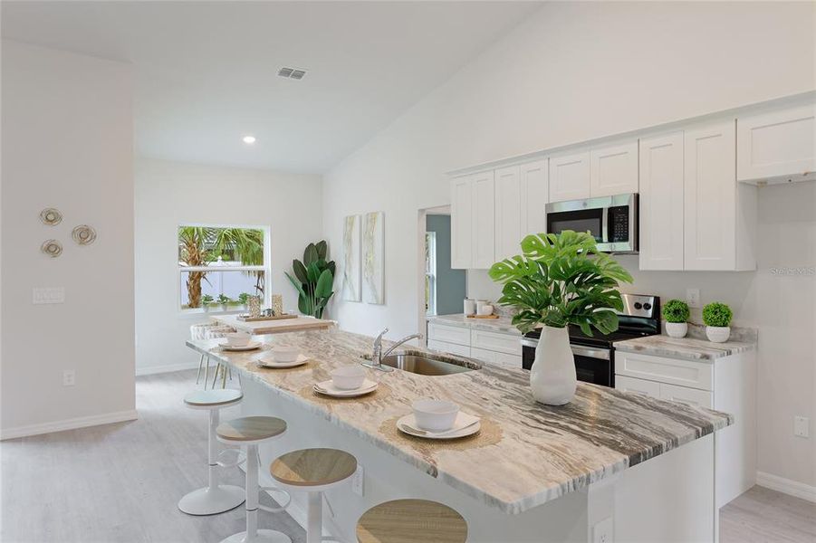 Furnished interior view inside a new home in , North Port (Image 6).