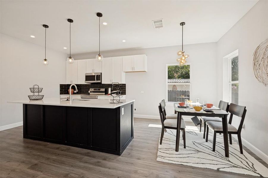 Furnished interior view inside a new home in , Cockrell Hill (Image 18).