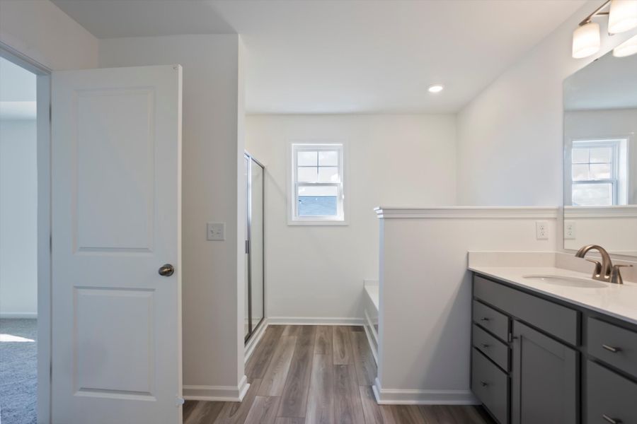 Furnished interior view inside a new home in Portrait Hills, Aiken (Image 13). Furnished interior view inside a new home in Portrait Hills, Aiken (Image 13).