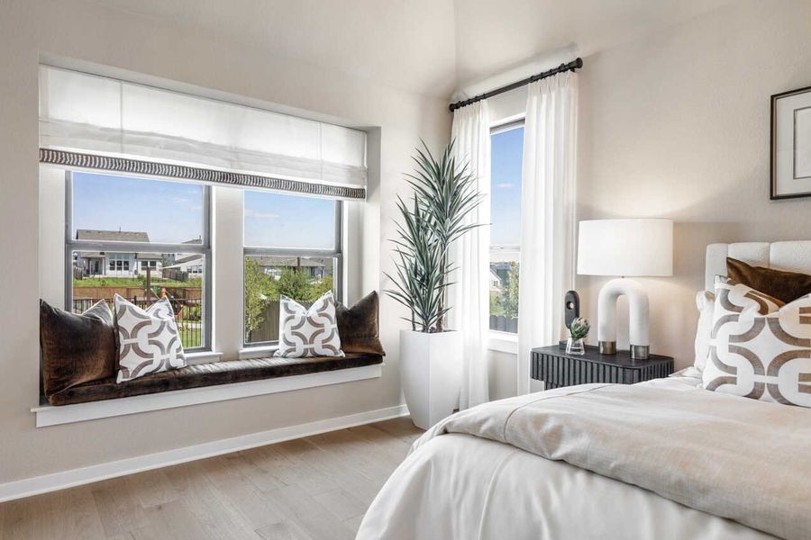 Representative Primary Bedroom - some options shown