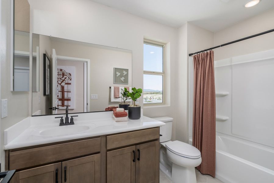 Bathroom | Sterling | Solvida in Estrella at Goodyear, Arizona by Landsea Homes