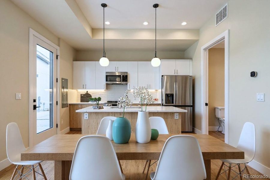 Furnished interior view inside a new home in , Denver (Image 4).