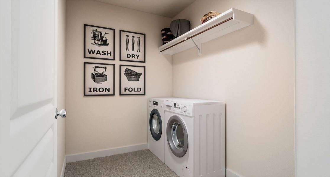 Representative furnished interior of a home built from the Ava by Tri Pointe Homes in Discovery Collection at LaPrelle, Fort Worth (Image 16). Representative furnished interior of a home built from the Ava by Tri Pointe Homes in Discovery Collection at LaPrelle, Fort Worth (Image 16).
