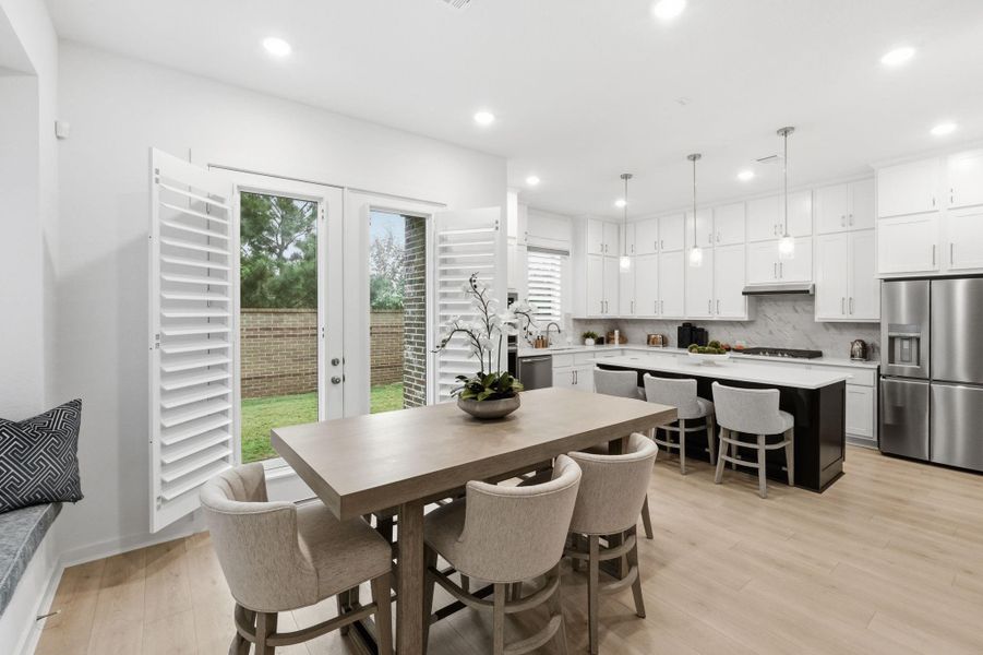 Furnished interior view inside a new home in Bridgeland Central, Cypress (Image 13).