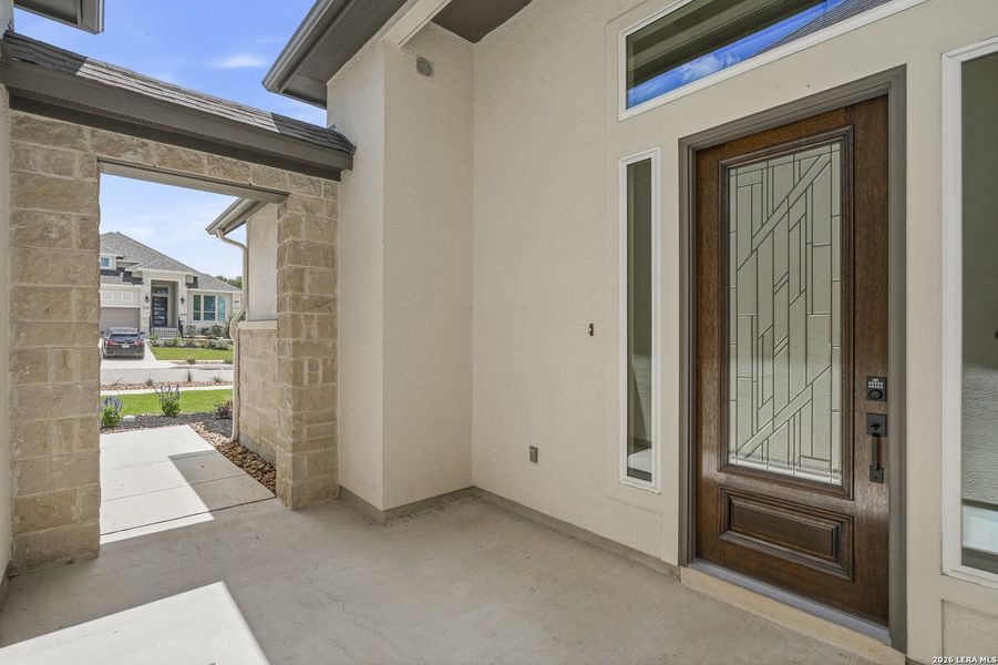 Exterior details and patio area of a home in , Boerne (Image 28).