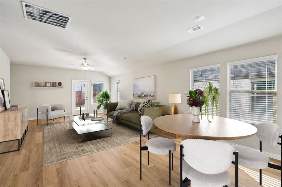 Furnished interior view inside a new home in , McKinney (Image 8).