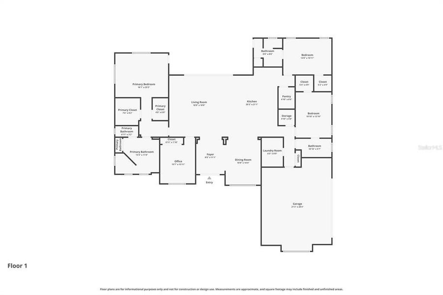 2D floor plan layout of this home in , Ocala, FL (Image 5).