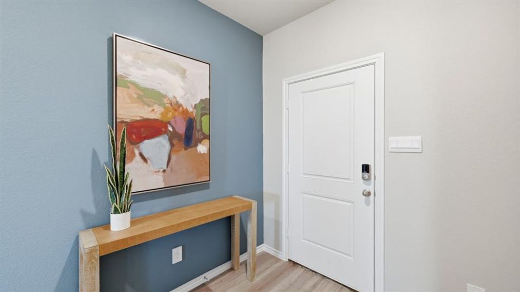 Furnished interior view inside a new home in Lonestar at Liberty Trails, Fort Worth (Image 15).