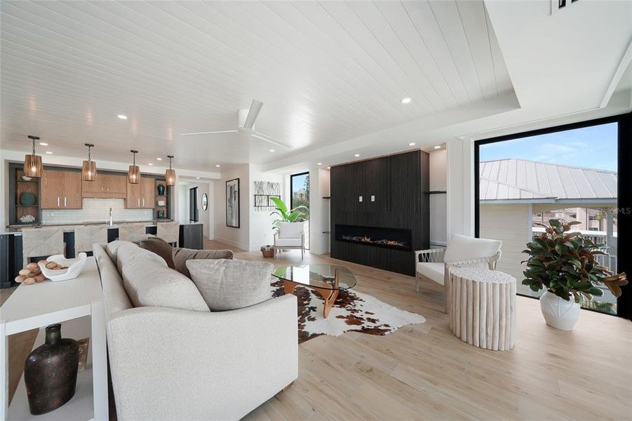 Furnished interior view inside a new home in , Sarasota (Image 16).