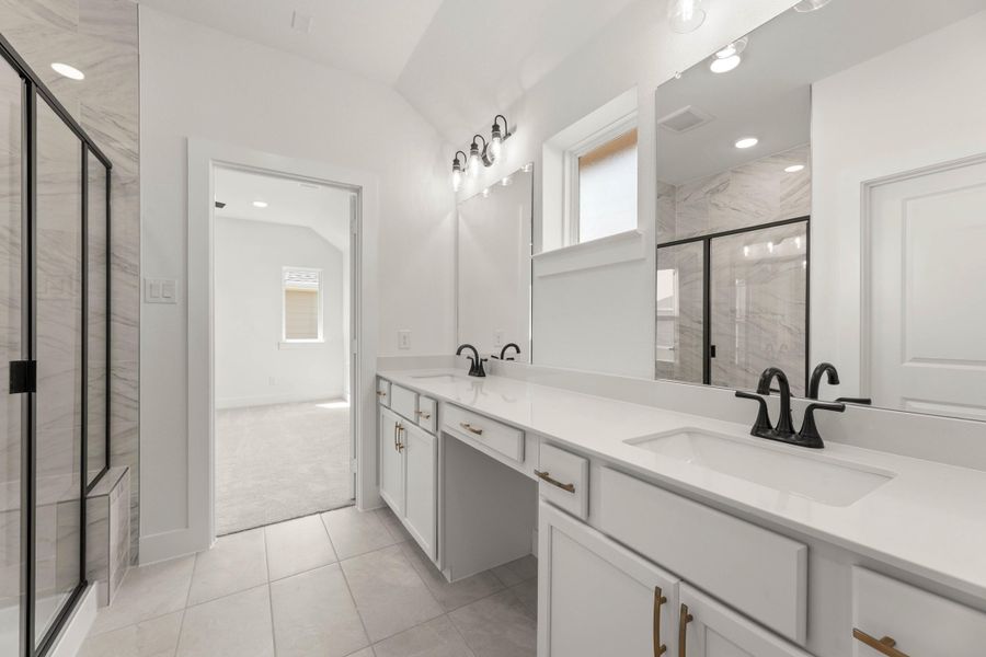 Furnished interior view inside a new home in The Retreat at Harvest, Argyle (Image 9).