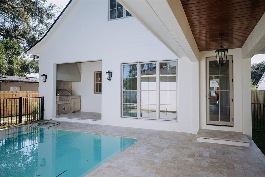 Exterior details and patio area of a home in , Orlando (Image 2). Exterior details and patio area of a home in , Orlando (Image 2).
