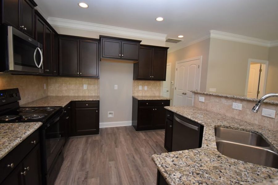 Representative furnished interior of a home built from the Cayman X by Keystone Homes NC in Trellises, High Point (Image 18).