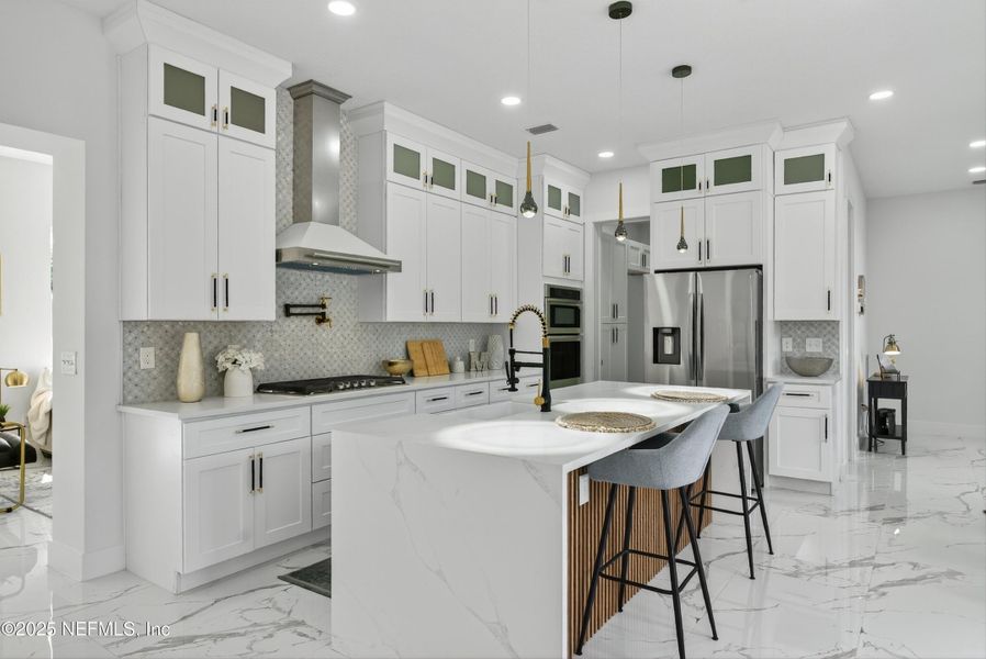 Furnished interior view inside a new home in , Jacksonville (Image 30).