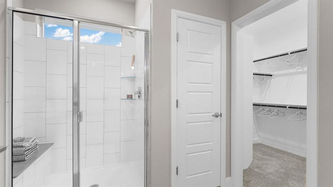 Furnished interior view inside a new home in Bluestem, Rhome (Image 22).