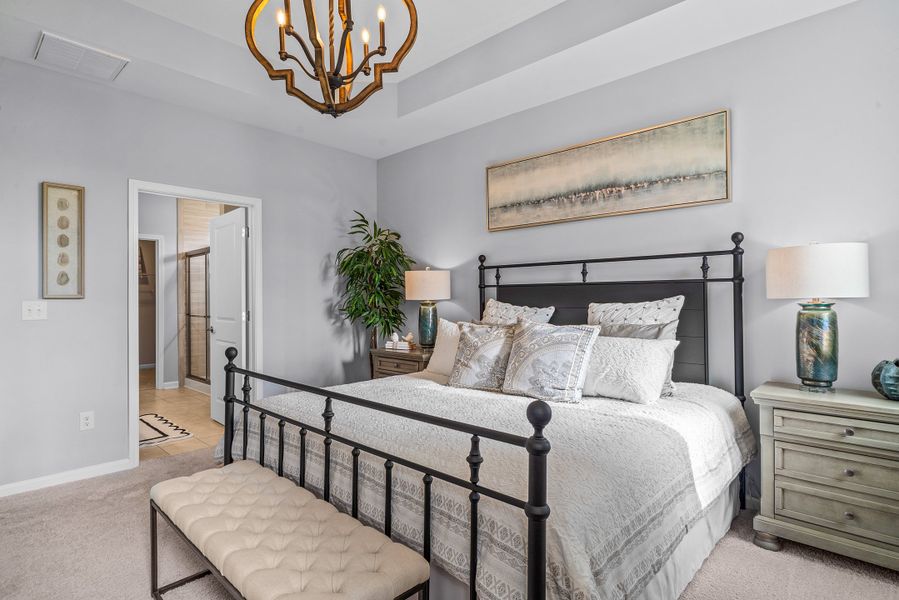 Representative furnished interior of a home built from the The Cherry Grove by Chesapeake Homes in The Willows, Loris (Image 17).