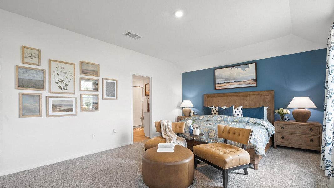 Furnished interior view inside a new home in Monarch Ranch, Manor (Image 25).