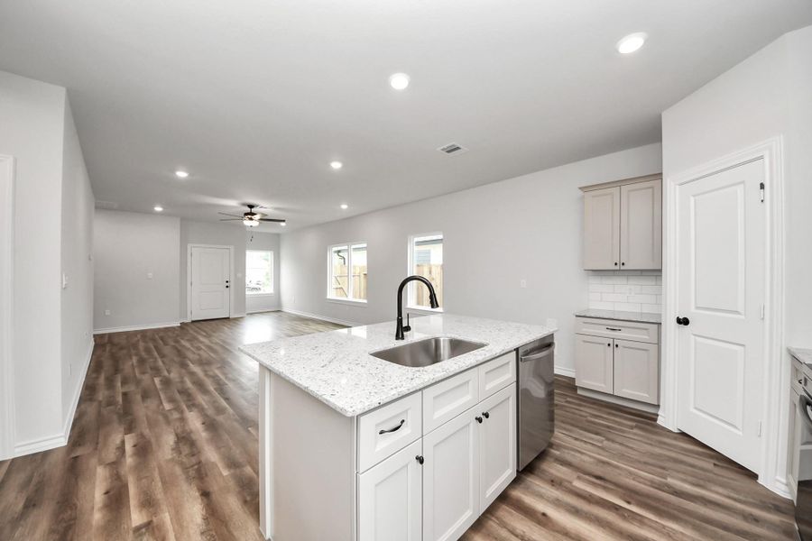 Furnished interior view inside a new home in The Enclave at Spring Branch, Montgomery (Image 7).