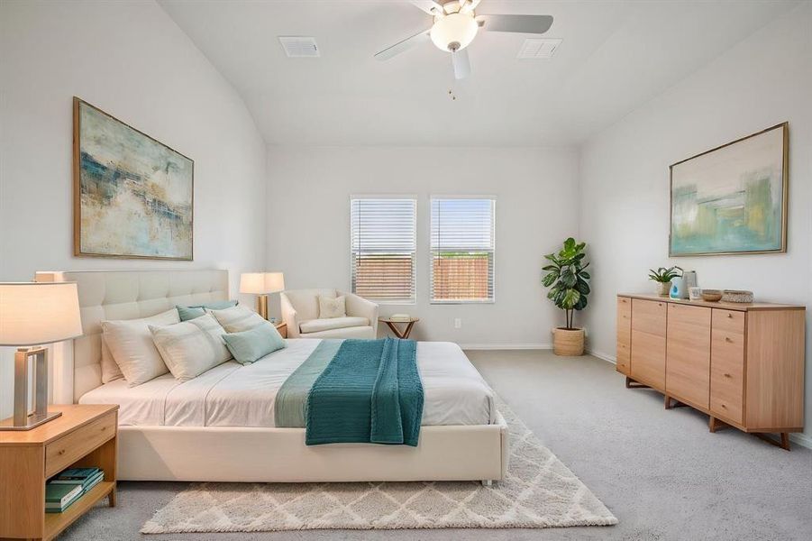 Furnished interior view inside a new home in Eastridge - Signature Series, McKinney (Image 11).