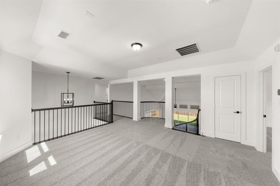 Spacious, unfurnished interior of a new home in Polo Ridge, Forney (Image 28). Spacious, unfurnished interior of a new home in Polo Ridge, Forney (Image 28).