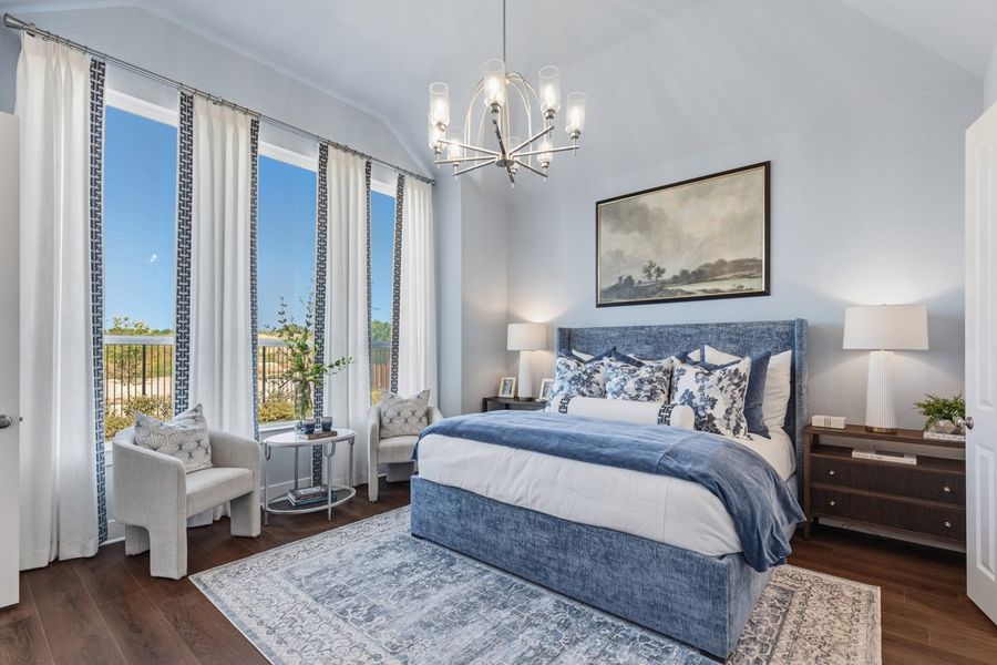 Representative Primary Bedroom - some options shown