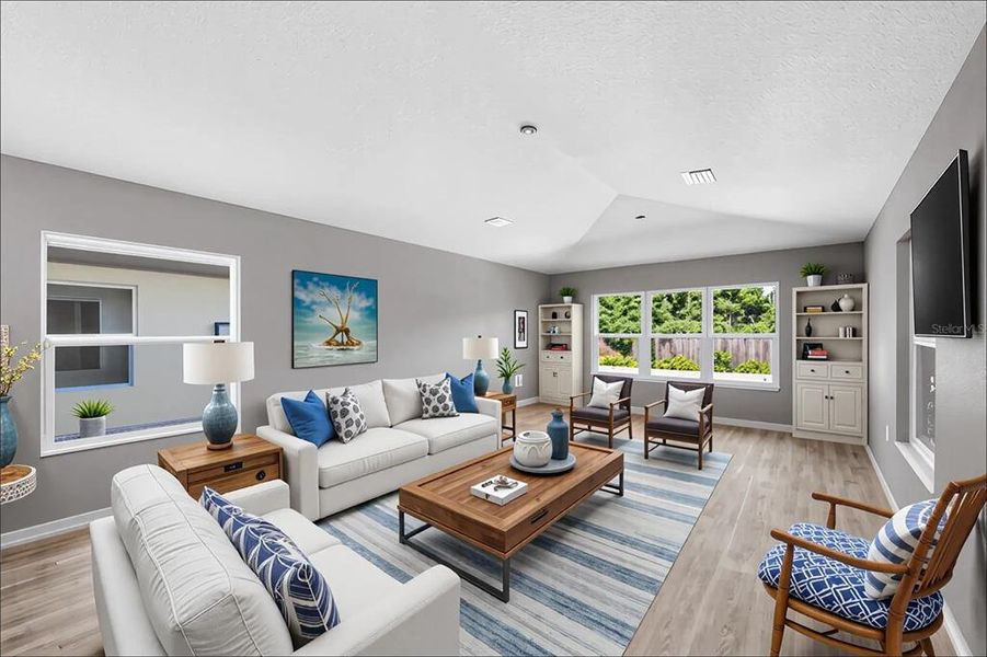 Furnished interior view inside a new home in , Sarasota (Image 8).