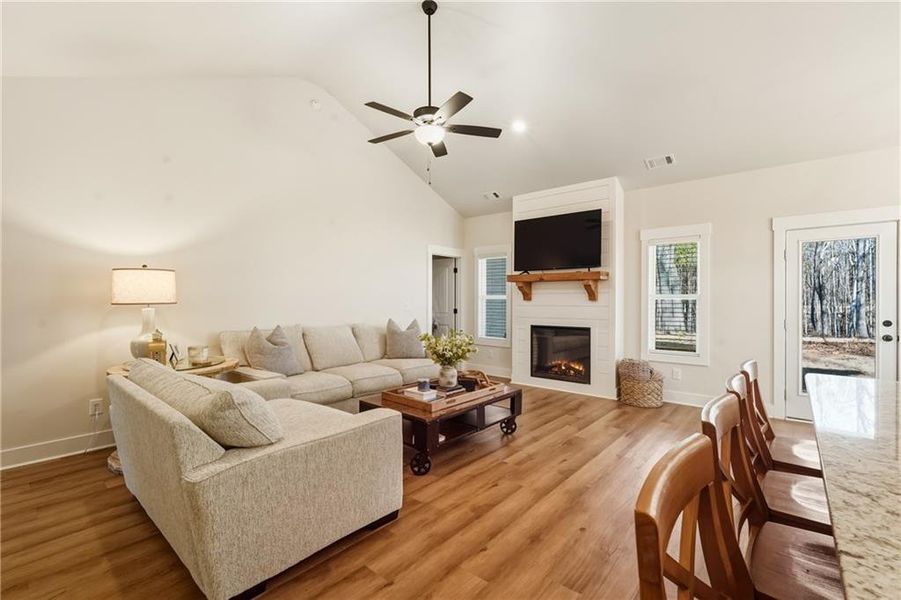 Furnished interior view inside a new home in , Rockmart (Image 8). Furnished interior view inside a new home in , Rockmart (Image 8).