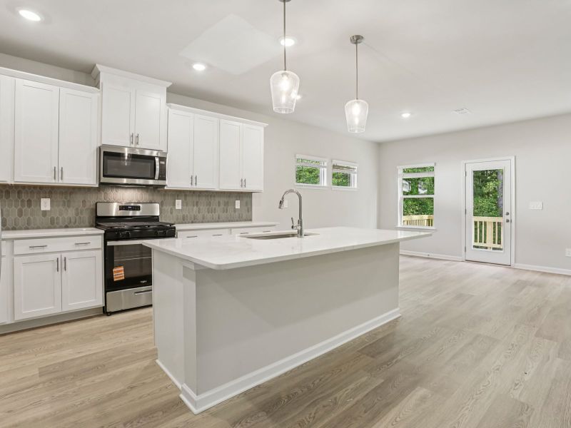 The Johnson Basement floorplan with the Lush White interior package.
