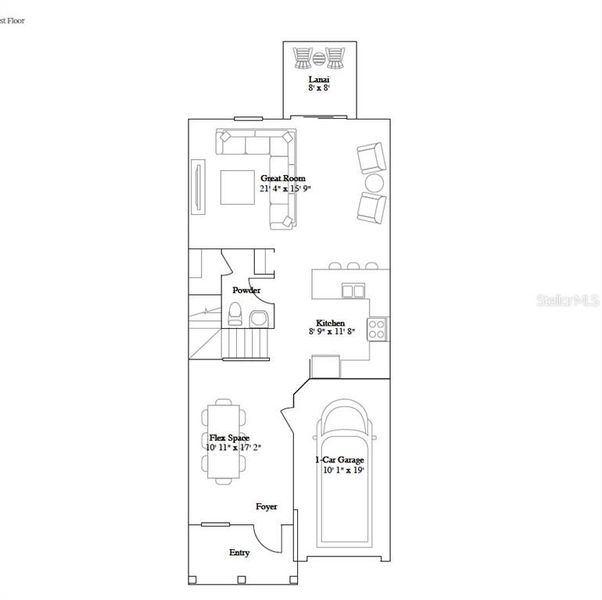 2D floor plan layout of this home in , Davenport, FL (Image 3). 2D floor plan layout of this home in , Davenport, FL (Image 3).