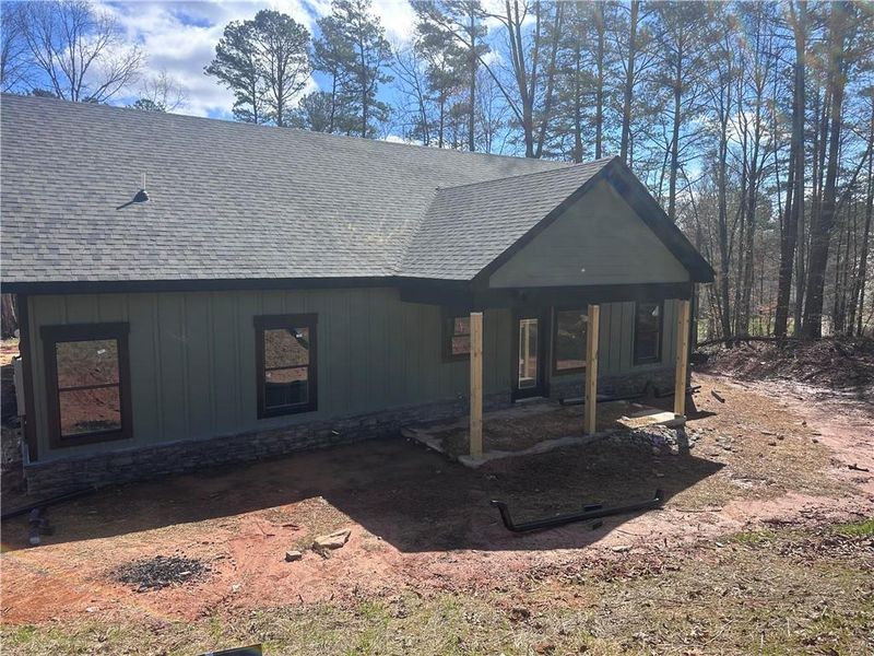 In-progress construction of a new home in , Cumming, GA (Image 17).