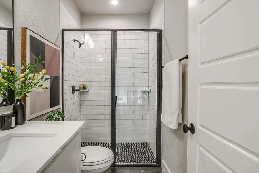 Representative furnished interior of a home built from the The Blaire by Elmwood Custom Homes in Hidden Lakes on Mockingbird, Midlothian (Image 30). Representative furnished interior of a home built from the The Blaire by Elmwood Custom Homes in Hidden Lakes on Mockingbird, Midlothian (Image 30).