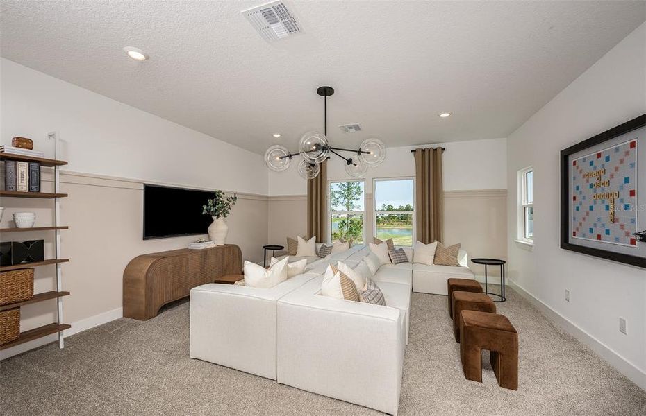 Furnished interior view inside a new home in Two Rivers, Zephyrhills (Image 23).