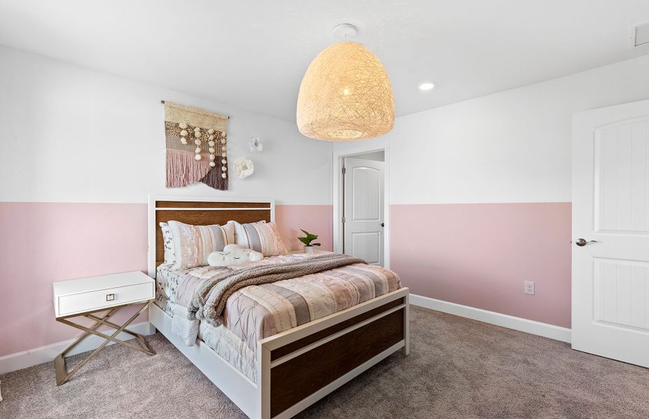 Bedroom located in the loft