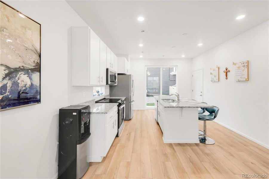 Furnished interior view inside a new home in Thompson River Ranch, Johnstown (Image 12).