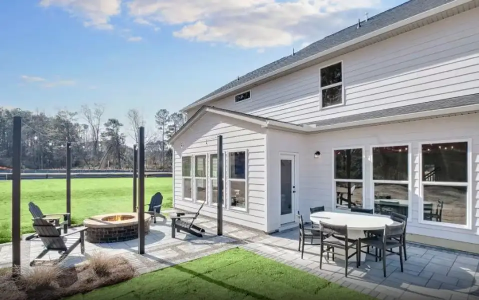Exterior details and patio area of a home in , Ball Ground (Image 2). Exterior details and patio area of a home in , Ball Ground (Image 2).