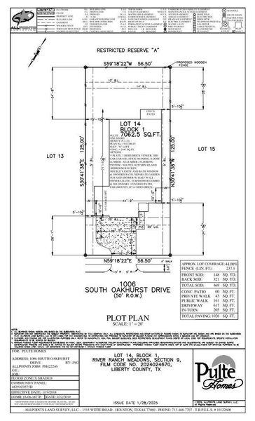 2D floor plan layout of this home in River Ranch, Dayton, TX (Image 4).