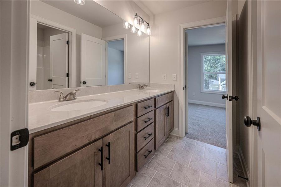 Furnished interior view inside a new home in Woodland Hills, Loganville (Image 13). Furnished interior view inside a new home in Woodland Hills, Loganville (Image 13).
