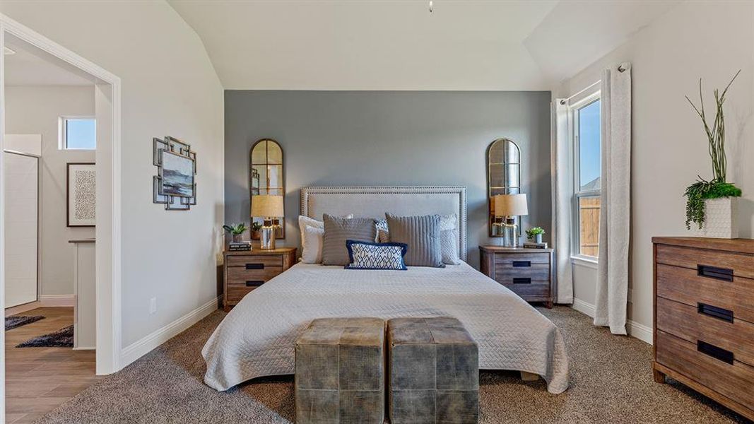 Furnished interior view inside a new home in Eagle Creek, Denton (Image 16).