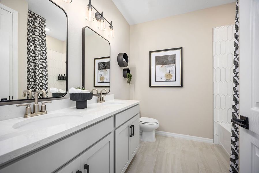 Representative furnished interior of a home built from the Meadowood by Risewell Homes in Brack Ranch, St. Cloud (Image 16). Representative furnished interior of a home built from the Meadowood by Risewell Homes in Brack Ranch, St. Cloud (Image 16).