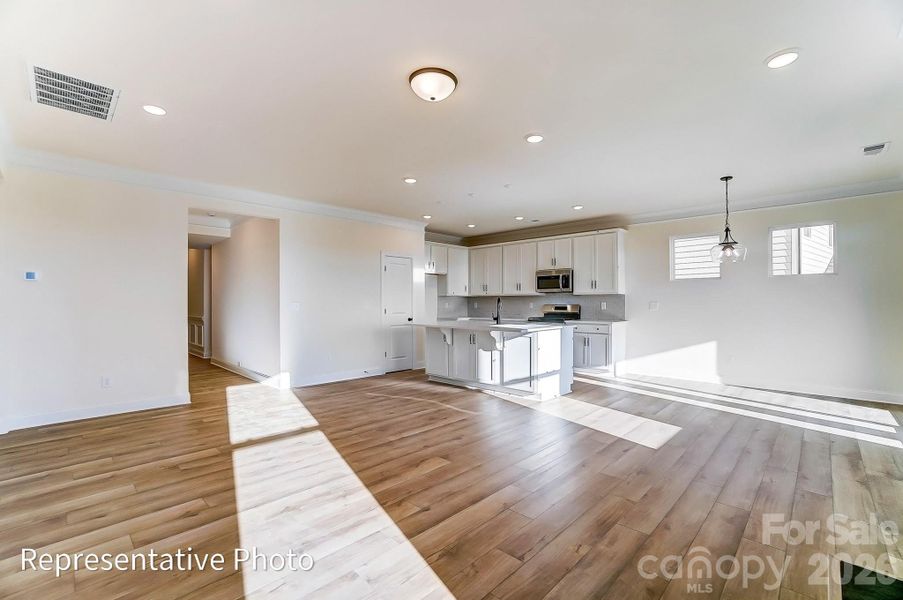 Spacious, unfurnished interior of a new home in Heritage - 55+ Community, Indian Trail (Image 16).