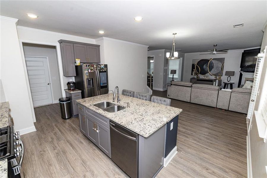 Furnished interior view inside a new home in , Lawrenceville (Image 15).
